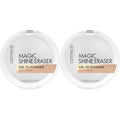 Catrice | Magic Shine Eraser Gel-To-Powder | Instant Matte, Soft-Focus Effect | Transparent, Travel-Friendly Formula | Vegan & Cruelty Free (Pack of 2)