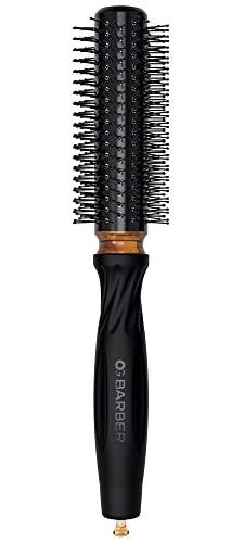 Olivia Garden OG Barber Hair Brush - 1 Inch, Ergonomic Non-Slip Handle, Ionic Technology, Lightweight for Short Hair Grooming