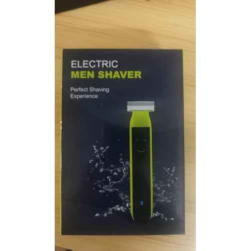 Beard Trimmer for Men - Rechargeable Hybrid Electric Shaver and Body Groomer, Washable Face Shaver 4 Combs Wet/Dry Body Trimmer for Men