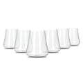 Stemless Crystal Wine Glasses Set of 6 - Universal Drinkware for Wine, Beer & Cocktails