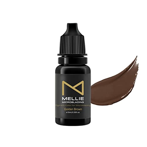 Microblading Pigment 10ml - Golden Brown for Eyebrow Tattooing