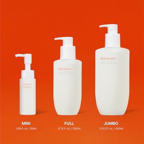 Jumbo Size 13.52 oz Korean Hydrating Cleansing Oil for Sensitive Skin