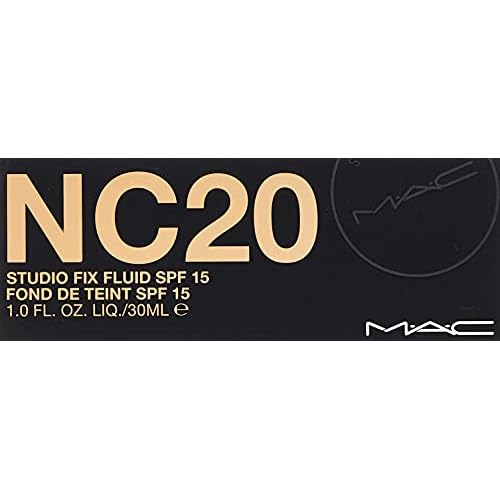 MAC Studio Fix Fluid Spf 15 Nc20, Clear