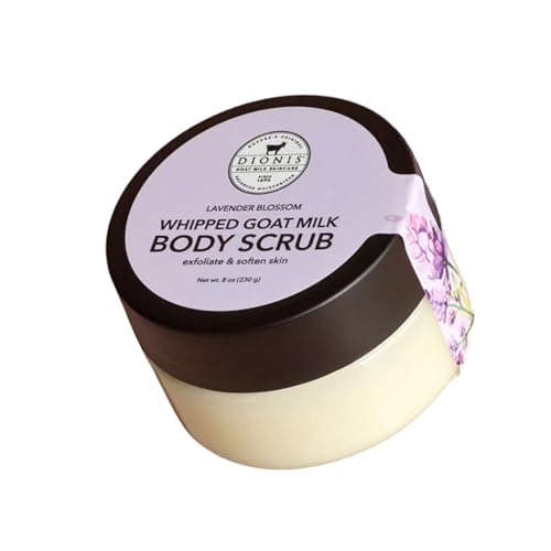 Dionis Goat Milk Whipped Body Scrub Lavender Blossom 8oz (Pack of 1)