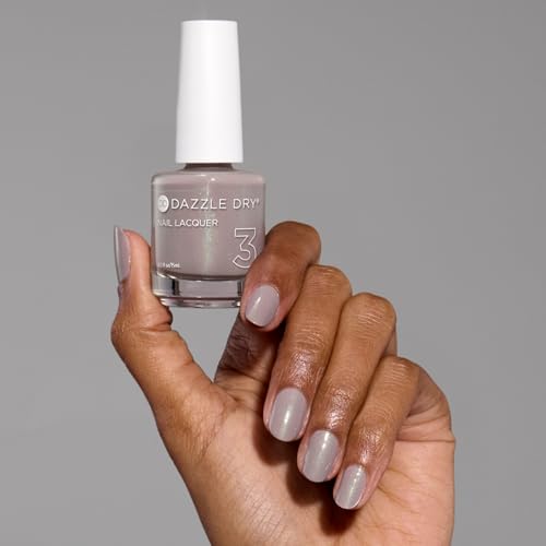 Dazzle Dry Nail Lacquer Step 3 Let's Glow 0.5 Fl Oz | Long-Lasting Gel-Effect Polish