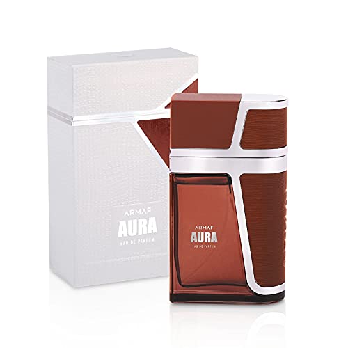 Armaf Aura Men Eau de Parfum Spray 3.4oz - Long Lasting Oriental Fragrance