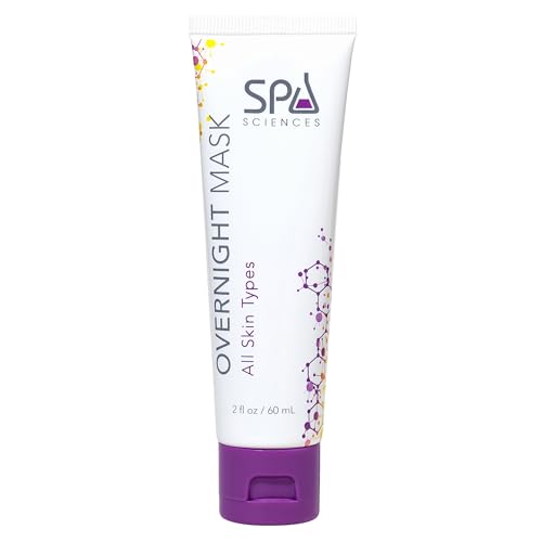SPA SCIENCES - Overnight Mask - Made in the USA - Hydrating Formula - With Fruit Extracts, Allatonin, and Herbal Extracts - Replenish, Revive, Soothe - Vegan - For All Skin Types - 2.3oz