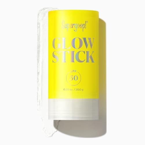 Supergoop! Glow Stick SPF 50 PA++++ Dry Oil Sunscreen 0.7 Ounce - Travel Size