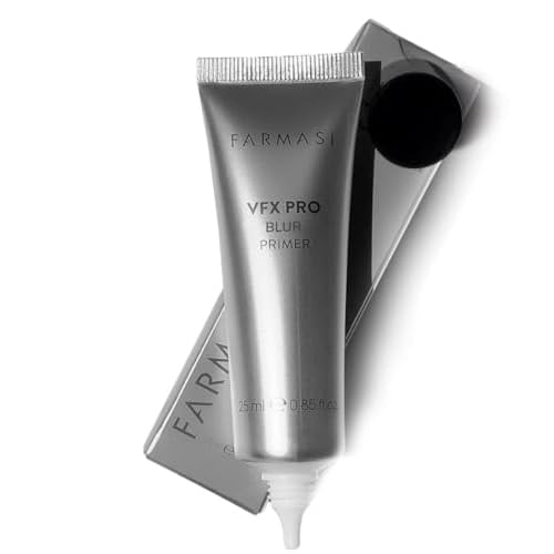 FARMASi VFX Pro Blur Primer and Natural Beige Liquid Foundation Set, Full Coverage Matte Finish Makeup Duo, Oil-Free Long Wear Face Base System, Soft-Focus Pore Blurring, Face Makeup Set