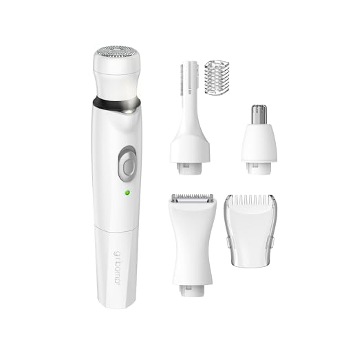 Conair Girlbomb 6-Piece Face & Body Trimmer Set for Women - White