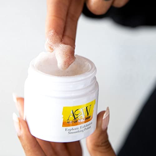 Euphoric Exfoliation Weekly Exfoliating Facial Treatment Peel for Soft and Baby Smooth Skin - with Lactic and Glycolic Acid - Vegan (2oz and 1oz)