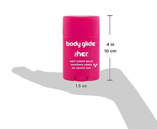 Body Glide For Her Anti-Chafe Balm 1.5oz 2 Pack - Sensitive Skin, Long-Lasting