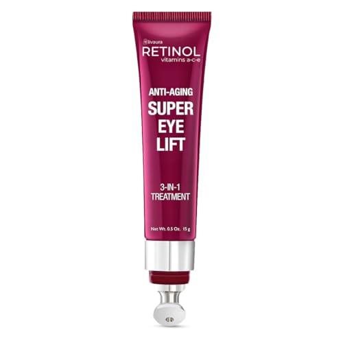 Retinol Eye Cream for Firming & Brightening - Reduces Dark Circles & Wrinkles