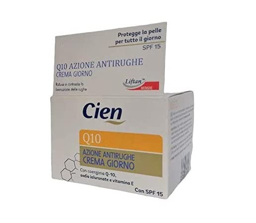 Cien Anti-Aging Skin Care Set of 3 - Day, Night & Eye Cream with Q10, Hyaluronic Acid & Vitamin E