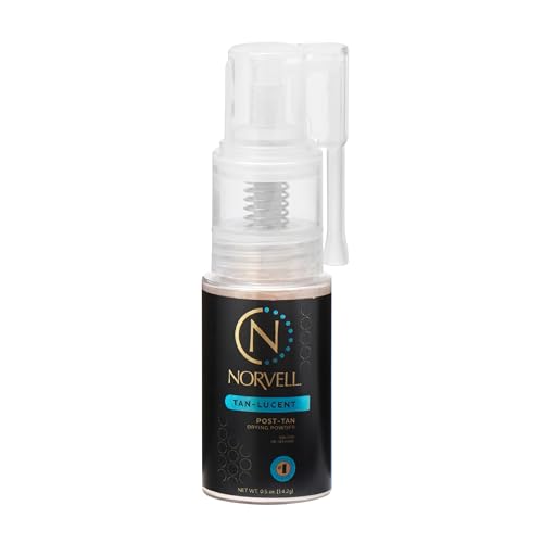 Norvell Post Sunless Tan-Lucent Talc Free Tinted Drying Powder 0.5 oz ? Finishing Powder for Flawless Spray Tan, Absorbs Moisture, Prevents Streaks & Enhances Color