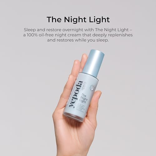 Yepoda 1.69 Fl Oz Vegan Night Moisturizer with Aloe Vera & Mugwort - All Skin Types