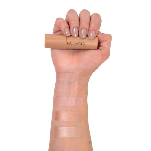 Palladio I'm Glowing Creamy Stick Luminizer, Luminous Glow to your Skin, Ultra-Creamy Texture for Smooth Application, All day wear, Easy Application, Limelight
