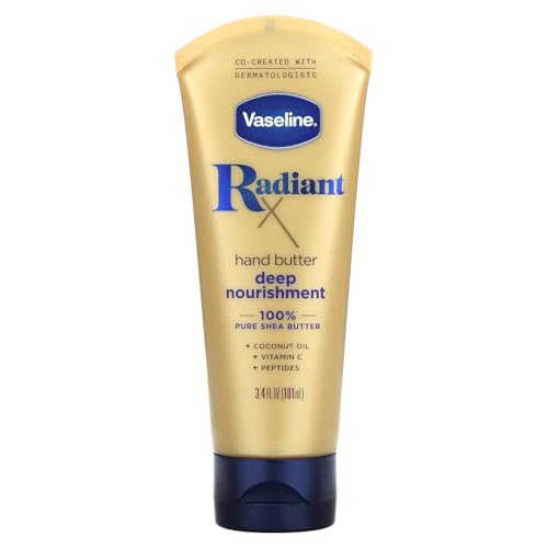 Vaseline, Radiant Hand Butter Deep Nourishment, 3.4 Fl Oz