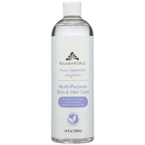Essentials Pure Vegetable Glycerin, Multi-Purpose Skin and Hair Care, 24 fl oz.