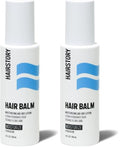 Moisturizing Hair Balm Leave-In Conditioner & Curl Cream 4oz Pack of 2