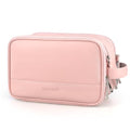 Rhea Rose Toiletry Bag for Women, Makeup Travel Bag Organizer, Large Bathroom Cosmetic bag, Traveling Dopp Kit Accessories Shower Bag, Pink