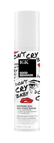 IGK Good Behavior Anti-Frizz Hair Serum – Smoothing, Shine & Humidity Protection