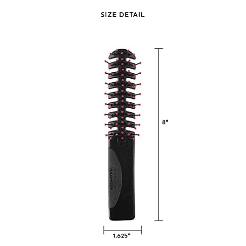 Cricket Static Free Volumizer Hair Brush - Blow Drying, Styling, and Detangling All Hair Types, Long, Short, Thick, Thin, Curly, Straight, and Wavy