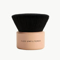 + Lux Unfiltered Blending Body Brush - Self Tanner Brush - Kabuki Blending Applicator for Self Tan, Body Glow, & Bronzer - Vegan & Cruelty Free Synthetic Bristles