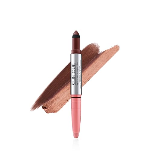 Clinique High Impact Shadow Play Eyeliner & Eyeshadow Duo - Black Honey/Pink Honey, Water-Resistant, Sensitive Eyes Safe