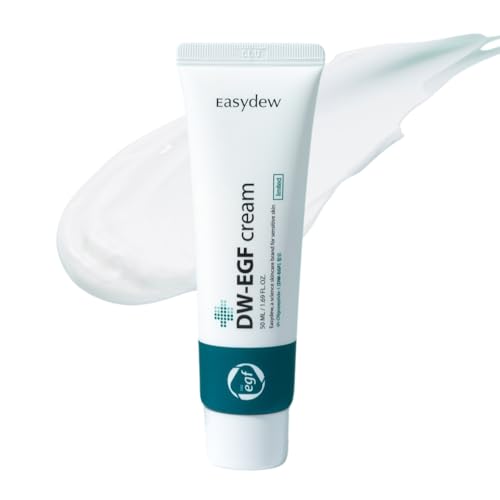 Anti-Aging Face Moisturizer with EGF & Hyaluronic Acid - Lightweight Hydrating Cream