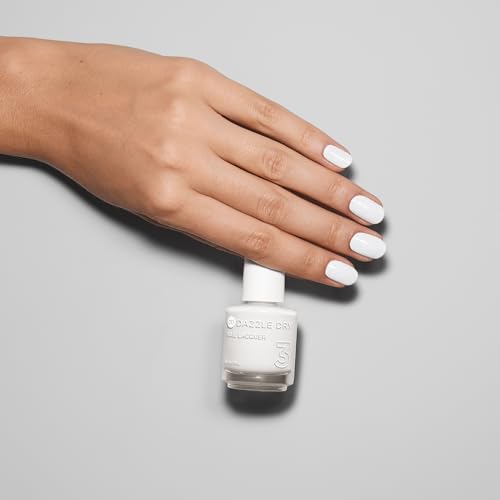 Dazzle Dry White Lightning Nail Lacquer Step 3 - Long-Lasting, Quick-Dry Polish