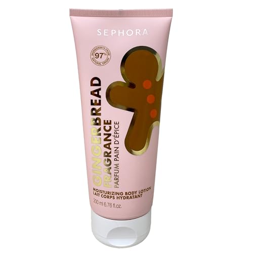 SEPHORA COLLECTION Gingerbread Set - Bubble Shower Gel, Moisturizing body Lotion, Scented Body Mist, Exfoliating Body Granita Full Size.