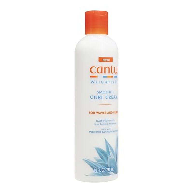 Cantu Weightless Smooth + Curl Cream,10 fl oz,(Pack of 2)