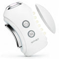 Face Massager Tool with Red Light & Gua Sha for Lifting & De-Puffing - White