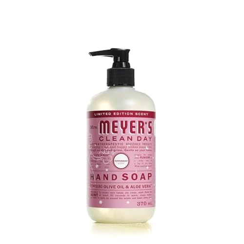 MRS. MEYER'S CLEAN DAY Hand Soap, Lemon Verbena Scent, 16 Fl Oz Bottle