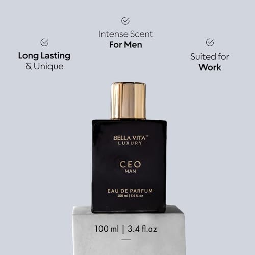 BellaVita Luxury CEO Men's Gift Set | Long-Lasting Fragrance with Lemon, Lavender & Oud