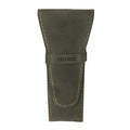 Leather Safety Razor Case - Handmade Travel Shaving Accessory in Dark Jade