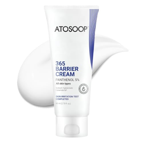 ATOSOOP 365 Barrier Cream with 5% Panthenol & Ceramide for Sensitive Dry Skin