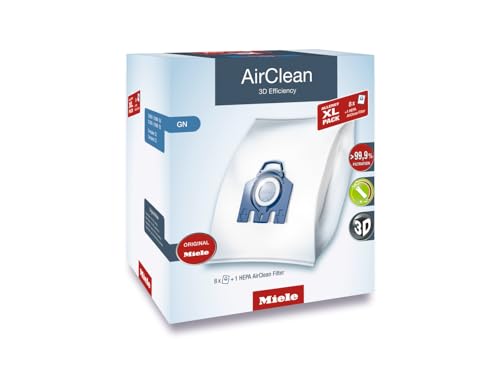 Miele Vacuum Cleaner Bags Allergy XL Pack for Canister Vacuums