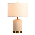 O’Bright Dune Rechargeable Cordless Table Lamp - Cream White, 19.5 Inch, Dimmable