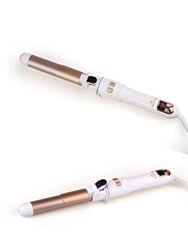 Auto Rotating Hair Curler 28mm Curling Wand with LCD Temp Dual Voltage