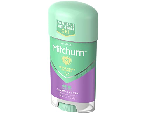 Revlon Mitchum Gel Anti-Perspirant Deodorant for Women, Powder Fresh, 2.25 oz, 5 Pack