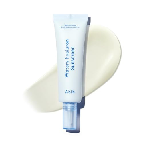 Abib Watery Hyaluronic Sunscreen SPF 30 - Glowing Variant, Hydrating & Lightweight Korean Sun Protection, No White Cast, 50ml