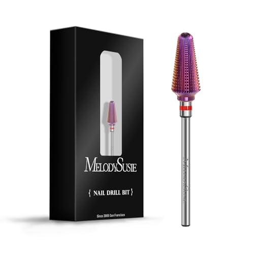 MelodySusie Professional Rechargeable Nail Drill 30000 RPM with Professional Tornado and Cuticle Clean Nail Drill Bit