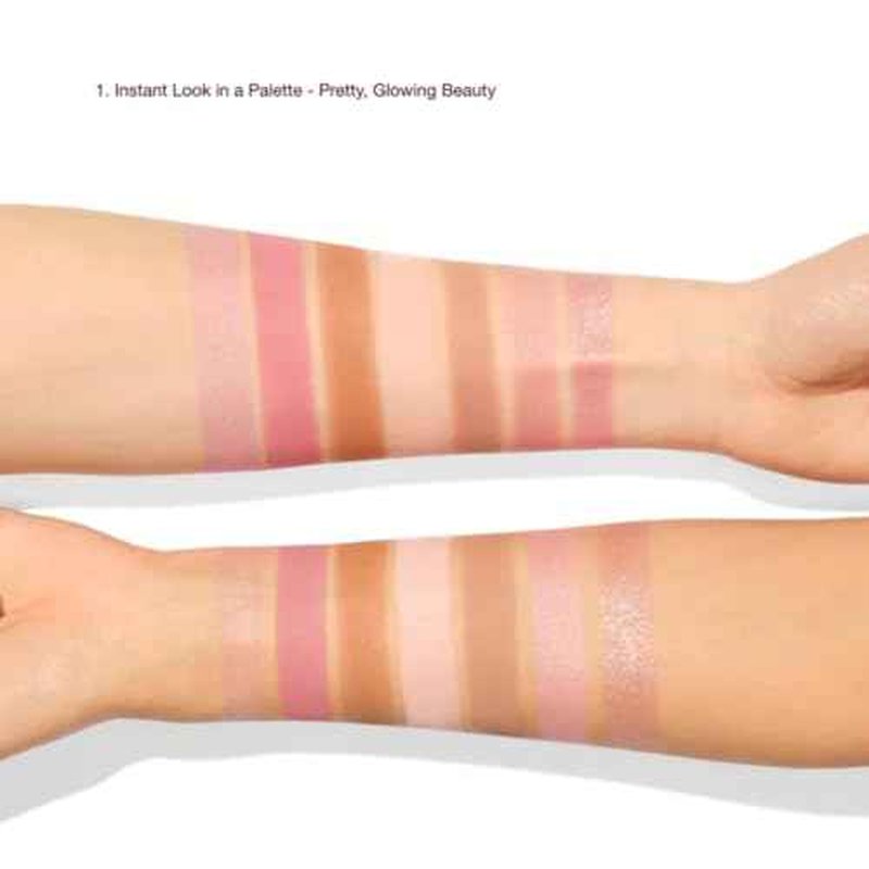Charlotte Tilbury Instant Look in a Palette - Powder Face Makeup for Eyes & Cheeks - Powder Bronzer, Highlighter & Blush for the Perfect Summer-Fresh Glow - Pretty, Glowing Beauty