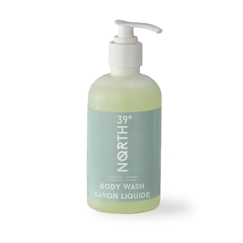 39¡Æ North Body Wash - Eucalyptus & Lavender Scent - Featured in Courtyard by Marriott and Residence Inn Hotels - Cleansing & Moisturizing - All Natural Body Wash - 8.5oz