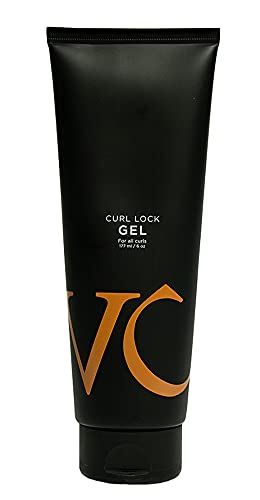 VICIOUS CURL Lock Gel - No-Crunch Curl Defining Gel for Wavy & Curly Hair, Medium-Strong Hold, 6 Fl Oz