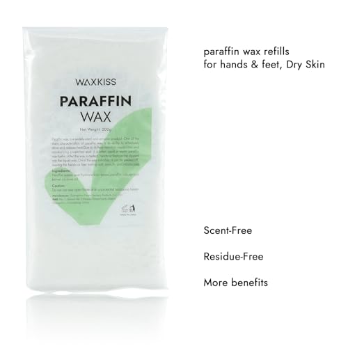 Paraffin Wax for Hand and Feet 12 Packs Colorless Unscented, Paraffin Wax Refills for Dry Skin,Hydration and Nourish