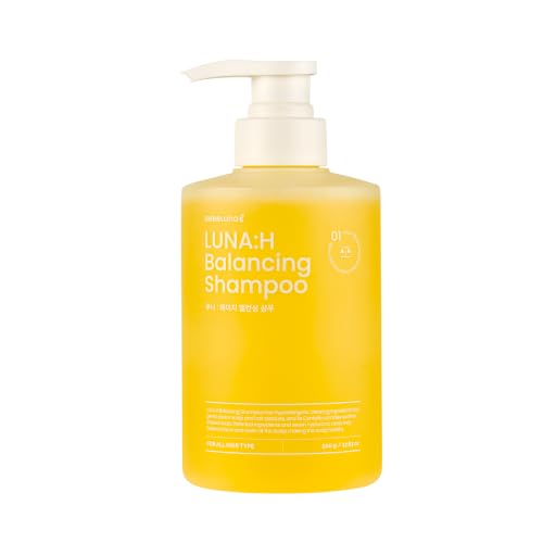 BEELUNA Luna: H Balancing Volumizing Shampoo with Biotin & Yeast, Gentle Clarifier, 16.9 fl oz