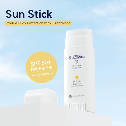 Sun Stick SPF 50+ PA++++ UV Protection with Glutathione - Non-Sticky Matte Finish, 30g